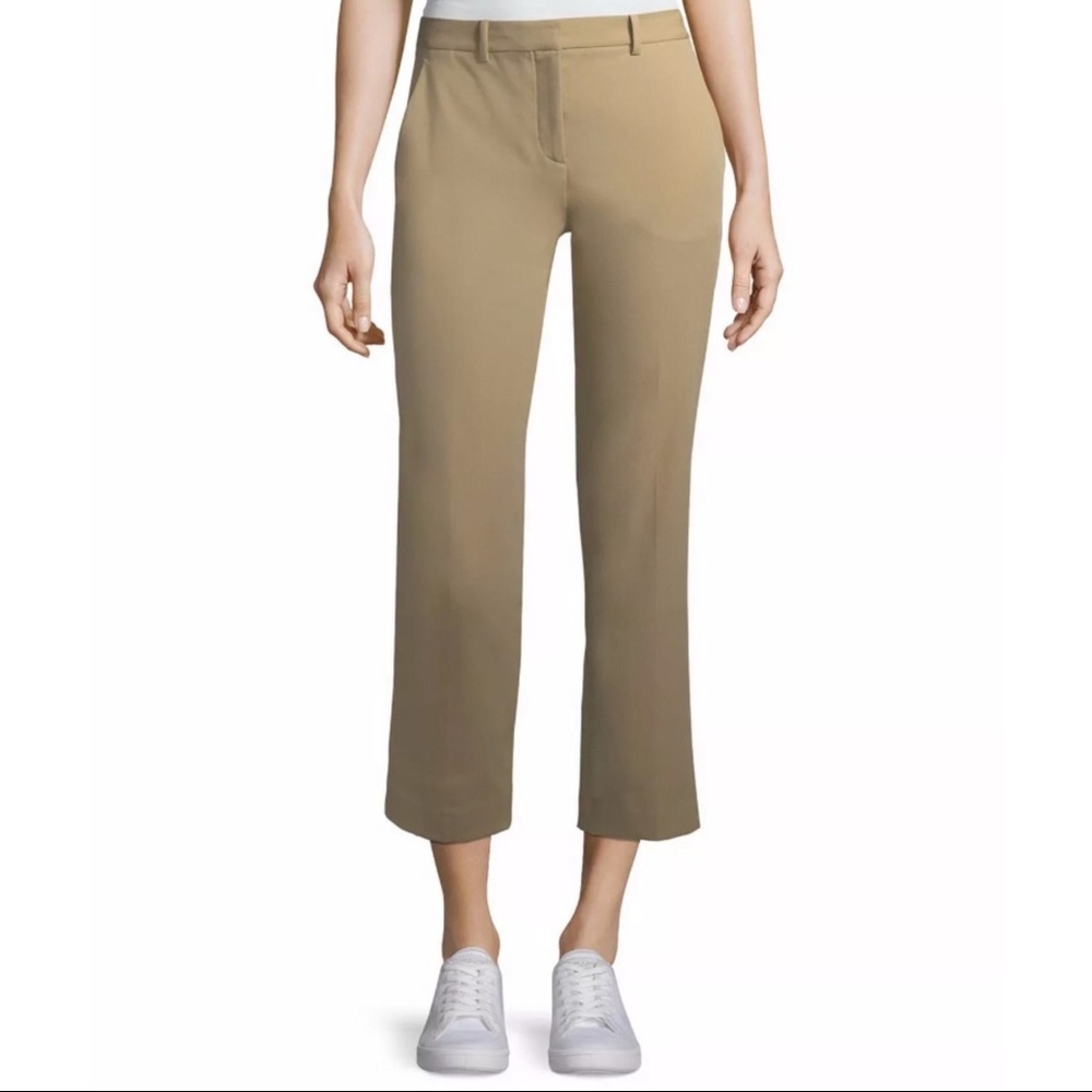 Theory Hartsdale Cropped Khaki Pants size 10